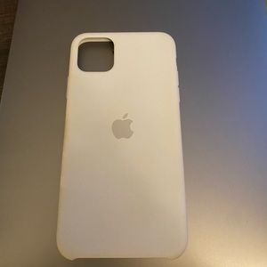 Apple iPhone 11 Pro Max Silicone Case- White
